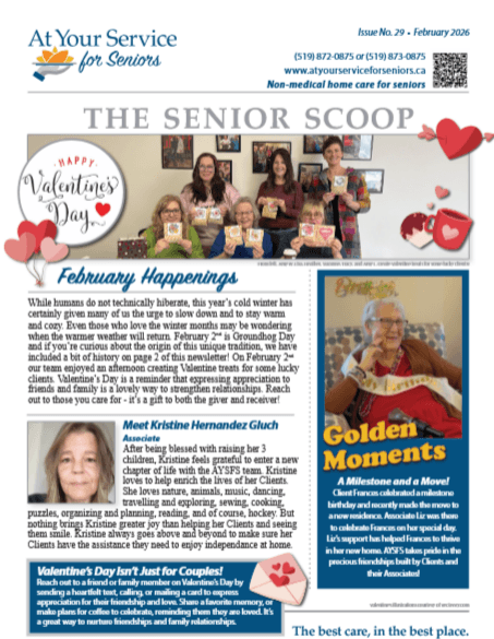 February 2026 Newsletter: Home Care and Active Living