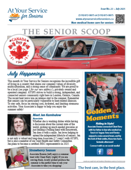 July 2025 Newsletter: Home Care and Transportation