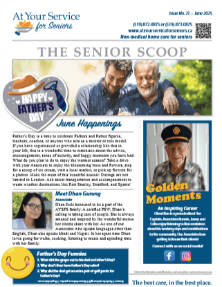 June 2025 Newsletter: Home Care and Quality of Life