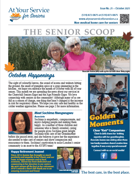 October 2025 Newsletter: Home Care and Respiratory Illness Protection